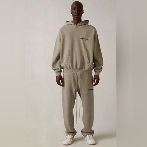 NWT Fear of God ESSENTIALS Dark Oatmeal Hoodie & Sweatpants Set XL